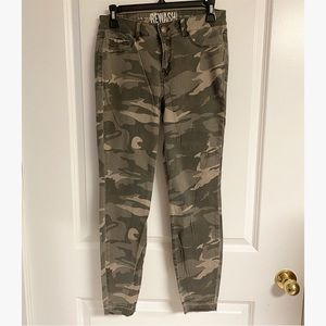 Rewash Junior's Camo Skinny Jeans